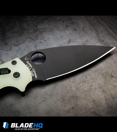 Spyderco Manix 2 M4 Natural G-10 Knife (3.375" Black) C101GM4PBK2 Exclusive 8 Spyderco Manix 2 M4 Natural G-10 Knife (3.375" Black) C101GM4PBK2 Exclusive - Image 6