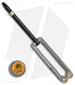 BaliYo By Spyderco Butterfly Pen Fisher Space Pen (Black/Gray) USA Made -Spyderco Sales BaliYo by Spyderco Butterfly Pen Fisher Space Pen Black Gray USA made BHQ 71878 er bottlecap