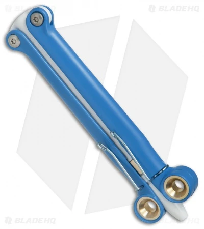 BaliYo By Spyderco Butterfly Pen Fisher Space Pen (Blue/White) USA Made 5 BaliYo By Spyderco Butterfly Pen Fisher Space Pen (Blue/White) USA Made - Image 3