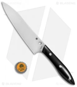 Spyderco 7" Chef's Knife Black Corian K12P -Spyderco Sales Spyderco 7in Chefs Black Corian K12P BHQ 50842 jr bottlecap