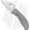 Spyderco Alcyone Liner Lock Knife Gray G-10 (2.75" Satin) C222GPGY 1 Spyderco Alcyone Liner Lock Knife Gray G-10 (2.75" Satin) C222GPGY -Spyderco Sales Spyderco Alcyone LL Gray G 10 Satin BHQ 71270 jr