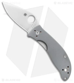 Spyderco Alcyone Liner Lock Knife Gray G-10 (2.75" Satin) C222GPGY