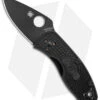 Spyderco Ambitious Lightweight Knife Black FRN (2.25" Black) C148PBBK -Spyderco Sales Spyderco Ambitious Lightweight Black FRN Black BHQ 175379 jr 2