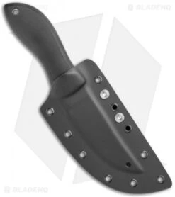 Spyderco Bill Moran Bowie Fixed Blade Knife (3.88" Satin Plain) FB01P -Spyderco Sales Spyderco Bill Moran Bowie Satin Plain FB01P BHQ 8437 jr sheath