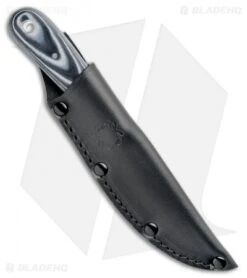 Spyderco Bow River Fixed Blade Knife Black/Gray G-10 (4.4" Satin) FB46GP -Spyderco Sales Spyderco Bow River Black Gray G 10 Satin FB46GP BHQ 85407 jr sheath