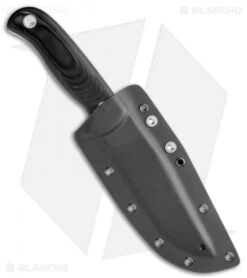 Spyderco Bradley Bowie Fixed Blade Knife G-10 (5.125" Satin) FB33GP -Spyderco Sales Spyderco Bradley Bowie Knife G 10 Satin BHQ 24009 jr sheath