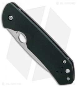 Spyderco Brouwer Frame Lock Knife Forest Green G-10 (2.77" Satin) C232GTIP 8 Spyderco Brouwer Frame Lock Knife Forest Green G-10 (2.77" Satin) C232GTIP -Spyderco Sales Spyderco Brouwer Green G10 Satin BHQ 80884 er spine 2