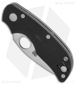 Spyderco Cat G-10 Folding Knife (2.44" Satin) C129GP 7 Spyderco Cat G-10 Folding Knife (2.44" Satin) C129GP -Spyderco Sales Spyderco Cat G10 satin C129GP BHQ 9118 er spine