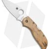Spyderco Chaparral Lockback Knife Birdseye Maple (2.8" Satin) C152WDP 2 Spyderco Chaparral Lockback Knife Birdseye Maple (2.8" Satin) C152WDP -Spyderco Sales Spyderco Chaparral Lockback Knife Birdseye Maple 2.8 Satin C152WDP BHQ 116291 LS