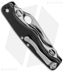 Spyderco ClipiTool Standard Multi-Tool Knife Black G-10 (3.5" Satin) C208GP -Spyderco Sales Spyderco ClipiTool Rescue Multi Tool Black G 10 Satin C208GP BHQ 78700 jr side