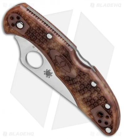 Spyderco Delica 4 Knife Flat Ground Zome Desert Camo (2.88" Satin) C11ZFPDCMO 4 Spyderco Delica 4 Knife Flat Ground Zome Desert Camo (2.88" Satin) C11ZFPDCMO - Image 2