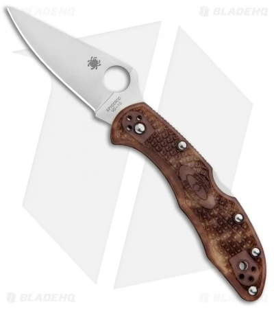 Spyderco Delica 4 Knife Flat Ground Zome Desert Camo (2.88" Satin) C11ZFPDCMO 3 Spyderco Delica 4 Knife Flat Ground Zome Desert Camo (2.88" Satin) C11ZFPDCMO