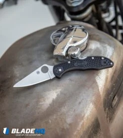 Spyderco Delica 4 Knife Flat Ground Black FRN (2.88" Satin) C11FPBK -Spyderco Sales Spyderco Delica 4 Knife Flat Ground Black FRN Satin C11FPBK BHQ 11495 kp motorcycle web