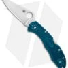 Spyderco Delica 4 Knife Flat-Ground Blue FRN (2.88" Satin K390) C11FPK390 -Spyderco Sales Spyderco Delica 4 Knife Flat Ground Blue FRN Satin C11FPK390 BHQ 112405 jr