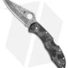 Spyderco Delica 4 Knife Flat Ground Zome Gray FRN (2.88" Damascus) C11ZPGYD -Spyderco Sales Spyderco Delica 4 Knife Flat Ground Zome FRN 2.88 Damascu sC11ZPGYD BHQ 117463 LS