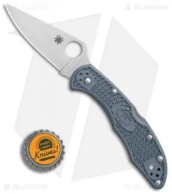 Spyderco Delica 4 Sprint Run Knife Blue/Gray FRN (V-Toku2/SUS310) C11FPBLE -Spyderco Sales Spyderco Delica 4 Sprint Run Blue Gray FRN Composite BHQ 78691 er bottlecap
