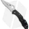 Spyderco Delica 4 Thin Blue Line Knife Black FRN (2.9" Satin Serr) C11FPSBKBL -Spyderco Sales Spyderco Delica 4 Thin Blue Line Knife Black FRN 2.9 Satin Serr C11FPSBKBL BHQ 125857 LS