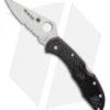Spyderco Delica 4 Thin Red Line Knife Black FRN (2.9" Serr Satin) C11FPSBKRD -Spyderco Sales Spyderco Delica 4 Thin Red Line Knife Black FRN 2.9 Serr Satin C11FPSBKRD BHQ 125867 LS