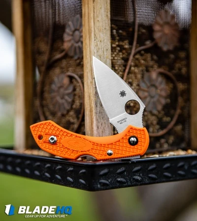 Spyderco Dragonfly 2 Knife Orange FRN (2.25" Satin) C28POR2 5 Spyderco Dragonfly 2 Knife Orange FRN (2.25" Satin) C28POR2 - Image 3
