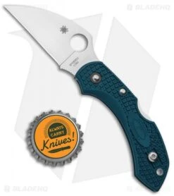 Spyderco Dragonfly 2 Lightweight Wharncliffe Knife Blue FRN (2.3" Satin) 9 Spyderco Dragonfly 2 Lightweight Wharncliffe Knife Blue FRN (2.3" Satin) -Spyderco Sales Spyderco Dragonfly 2 Lightweight Wharncliffe Blue FRN Satin BHQ 121025 jr bottlecap