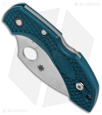 Spyderco Dragonfly 2 Lightweight Wharncliffe Knife Blue FRN (2.3" Satin) 4 Spyderco Dragonfly 2 Lightweight Wharncliffe Knife Blue FRN (2.3" Satin) - Image 2
