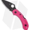 Spyderco Dragonfly 2 Pink Lightweight Lockback Knife Pink FRN (2.3" Black) -Spyderco Sales Spyderco Dragonfly 2 Pink Heals Lightweight Knife Pink FRN 2.3 Black BHQ 121027 LS