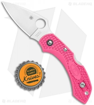 Spyderco Dragonfly 2 Pink Heals Lightweight Knife Pink (2.3" Satin) C28FPPNS30V2 6 Spyderco Dragonfly 2 Pink Heals Lightweight Knife Pink (2.3" Satin) C28FPPNS30V2 - Image 4