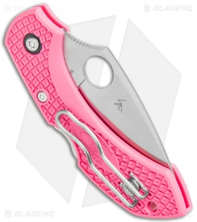 Spyderco Dragonfly 2 Pink Heals Lightweight Knife Pink (2.3" Satin) C28FPPNS30V2 5 Spyderco Dragonfly 2 Pink Heals Lightweight Knife Pink (2.3" Satin) C28FPPNS30V2 - Image 3