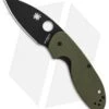 Spyderco Efficient Liner Lock Knife Green G-10 (3" Black) C216GPGRBK -Spyderco Sales Spyderco Efficient Green G10 Plain Black BHQ 85708 er