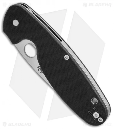 Spyderco Emphasis Liner Lock Knife Black G-10 (3.61" Satin Serr) C245GPS 4 Spyderco Emphasis Liner Lock Knife Black G-10 (3.61" Satin Serr) C245GPS - Image 2
