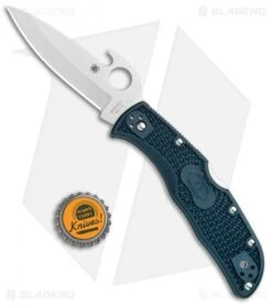 Spyderco Endela Lockback Knife Emerson Opener Gray FRN (3.4" Satin) C243PGYW -Spyderco Sales Spyderco Endela LB Emerson Opener Gray FRN C243PGYW BHQ 106192 jr bottlecap