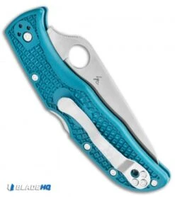 Spyderco Endela Lightweight Blue FRN Knife (3.41" Satin K390) C243FPK390 -Spyderco Sales Spyderco Endela Lightweight Blue FRN Knife 3