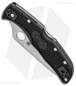 Spyderco Endela Lightweight Lockback Knife Black FRN (3.41" Satin) C243PBK -Spyderco Sales Spyderco Endela Lightweight LB Black FRN Satin C243PBK BHQ 97436 jr spine