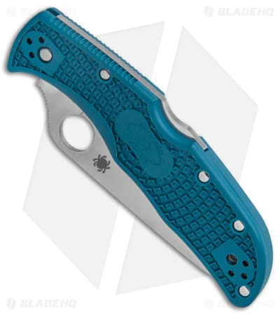 Spyderco Endela Lightweight Lockback Blue FRN (3.4" Serr) C243FSK390 4 Spyderco Endela Lightweight Lockback Blue FRN (3.4" Serr) C243FSK390 - Image 2