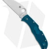 Spyderco Endela Lightweight Wharncliffe Knife Blue FRN (3.4" Satin K390) -Spyderco Sales Spyderco Endela Lightweight Wharncliffe Blue FRN Satin BHQ 145706 jr