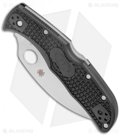 Spyderco Endela Wharncliffe Lockback Knife Black FRN (3.5" Satin) 4 Spyderco Endela Wharncliffe Lockback Knife Black FRN (3.5" Satin) - Image 2