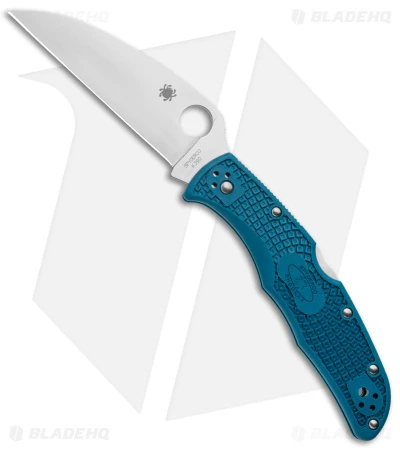 Spyderco Endura 4 Wharncliffe Back Lock Knife Blue FRN (3.75" Satin K390) 5 Spyderco Endura 4 Wharncliffe Back Lock Knife Blue FRN (3.75" Satin K390) - Image 3