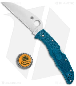Spyderco Endura 4 Wharncliffe Back Lock Knife Blue FRN (3.75" Satin K390) 13 Spyderco Endura 4 Wharncliffe Back Lock Knife Blue FRN (3.75" Satin K390) -Spyderco Sales Spyderco Endura 4 Wharncliffe Back Lock Blue FRN Satin BHQ 174851 jr bottlecap