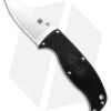 Spyderco Enuff Leaf Fixed Blade Knife (2.75" Satin) FB31PBK -Spyderco Sales Spyderco Enuff Leaf FB 2in Satin BHQ 14707 td
