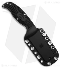 Spyderco Enuff Leaf Fixed Blade Knife (2.75" Satin) FB31PBK -Spyderco Sales Spyderco Enuff Leaf FB 2in Satin BHQ 14707 td sheath
