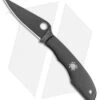 Spyderco GrassHopper Black Stainless Steel Keychain Knife (2.3" Black) C138BKP -Spyderco Sales Spyderco GrassHopper Black Stainless Steel Keychain Knife 2.3 Black C138BKP BHQ 116290 LS