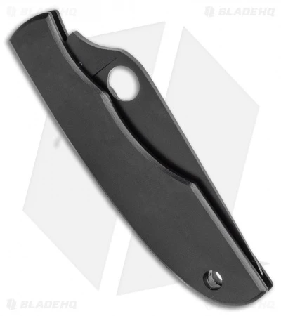 Spyderco GrassHopper Black Stainless Steel Keychain Knife (2.3" Black) C138BKP 5 Spyderco GrassHopper Black Stainless Steel Keychain Knife (2.3" Black) C138BKP - Image 3