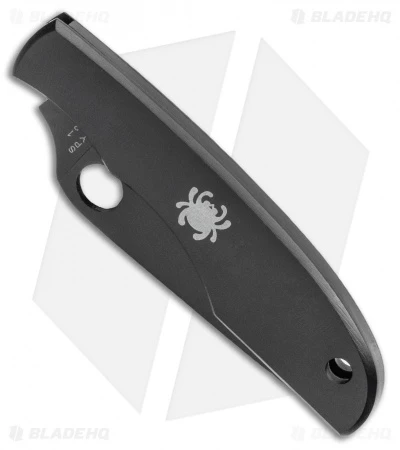 Spyderco GrassHopper Black Stainless Steel Keychain Knife (2.3" Black) C138BKP 4 Spyderco GrassHopper Black Stainless Steel Keychain Knife (2.3" Black) C138BKP - Image 2
