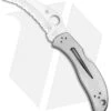 Spyderco Harpy Lockback Knife Stainless Steel (2.75" Satin Full Serr) C08S -Spyderco Sales Spyderco Harpy LB SS Satin Full Serr C08S BHQ 7476 jr