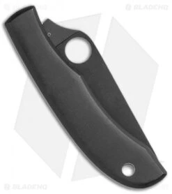 Spyderco HoneyBee Black Slip Joint Knife Stainless Steel (1.6" Black) C137BKP -Spyderco Sales Spyderco HoneyBee Black Slip Joint Knife Stainless Steel 1.6 Black C137BKP BHQ 116289 LS Side