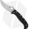 Spyderco James Keating Chinook 4 Lockback Knife Black G-10 (3.8" Satin) C63GP4 -Spyderco Sales Spyderco James Keating Chinook 4 black G10 satin BHQ 50816 er
