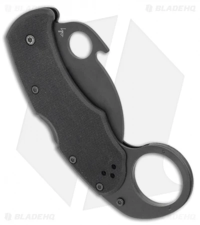 Spyderco Karahawk Folding Knife W/ Emerson Opener (2.36" Black) C170GBBKP 5 Spyderco Karahawk Folding Knife W/ Emerson Opener (2.36" Black) C170GBBKP - Image 3