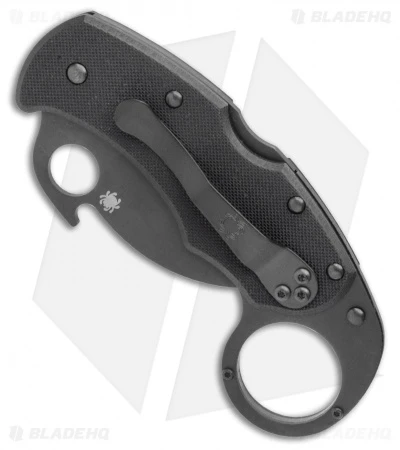 Spyderco Karahawk Folding Knife W/ Emerson Opener (2.36" Black) C170GBBKP 4 Spyderco Karahawk Folding Knife W/ Emerson Opener (2.36" Black) C170GBBKP - Image 2
