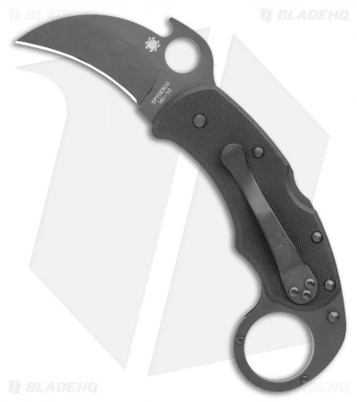 Spyderco Karahawk Folding Knife W/ Emerson Opener (2.36" Black) C170GBBKP 3 Spyderco Karahawk Folding Knife W/ Emerson Opener (2.36" Black) C170GBBKP