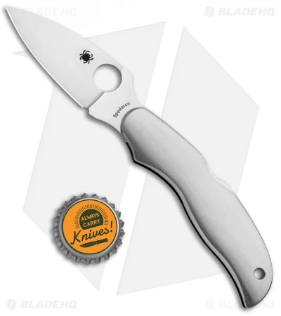 Spyderco Kopa Sprint Run Lockback Knife Stainless Steel (2.4" Satin) C92P 6 Spyderco Kopa Sprint Run Lockback Knife Stainless Steel (2.4" Satin) C92P - Image 4